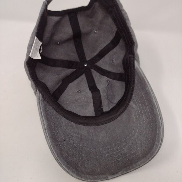 What A Difference A DAVE Makes Slideback Hat Gray OSFA Adjustable 6 Panel Cotton - Picture 6 of 8